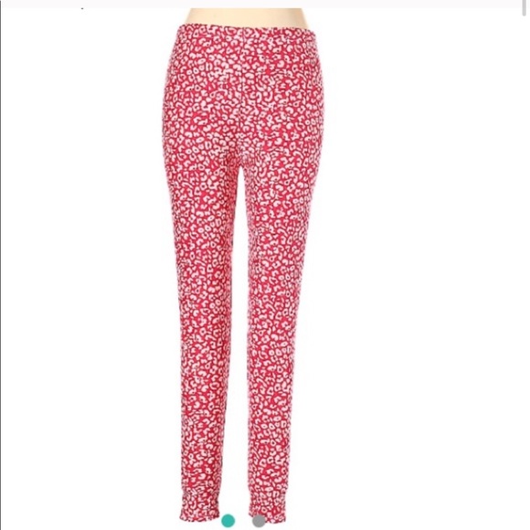 Pink Leopard Print Leggings - Picture 2 of 7